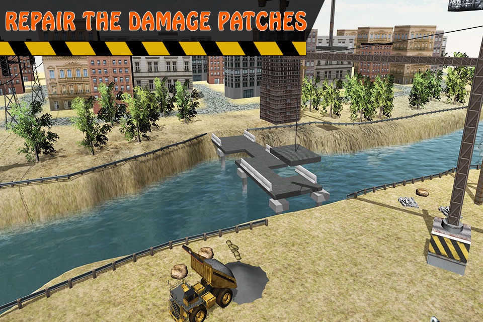 Bridge Construction Simulator - Offroad building simulation game screenshot 2