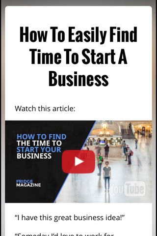 Fridge - Business & Marketing Guides for Entrepreneurs & StartUps screenshot 3