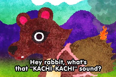 Kachi-kachi Mountain (FREE)  - Jajajajan Kids Songs & Coloring picture books series screenshot 3