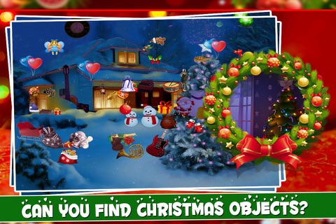 Free Christmas Hidden Object Clue screenshot 2