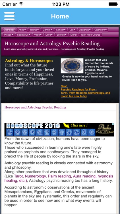 Horoscope Astrology and Zodiac signs