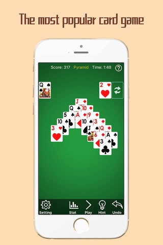 Pyramid Solitaire App - Go Snap Cards Up Now screenshot 2