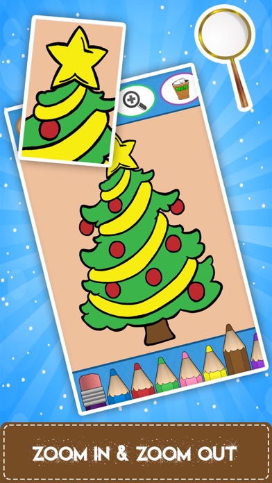 Screenshot #3 pour Coloriage de L'hiver pour les tout-petits: dessin et de peinture Jeux d'enfants pour les petits enfants