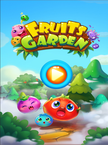 Fruit Splash Garden Bump Family : Match 3 Mania Pop Game iPad screenshot