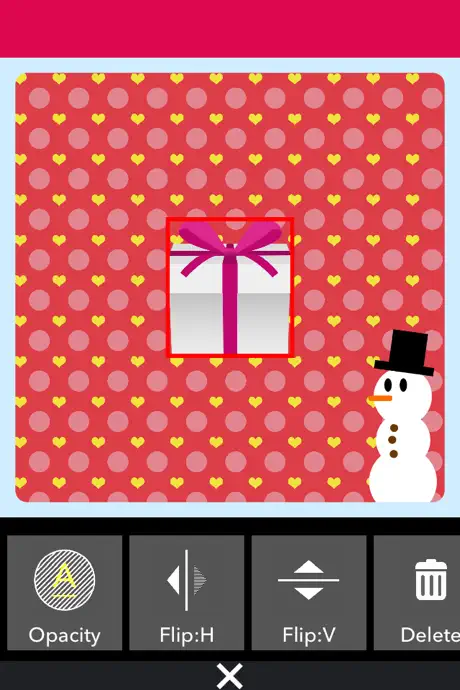 Collage Image with Cute Sticker and Frame - Fragment