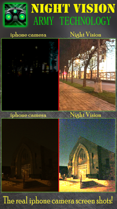 iNight Vision Infrared Shooting + True Low Light Night Mode With Secret Folder screenshot 1