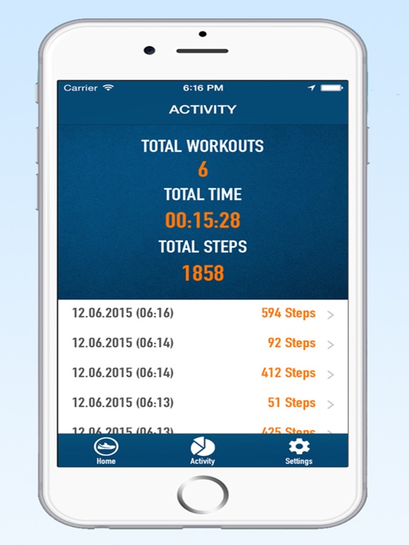 Screenshot #6 pour Pedometer Step Counter - Walking Running Tracker