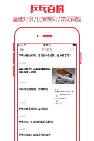 乒乓球 - 新手入门与进阶技巧视频教程,乒坛新闻赛事集锦 screenshot 4