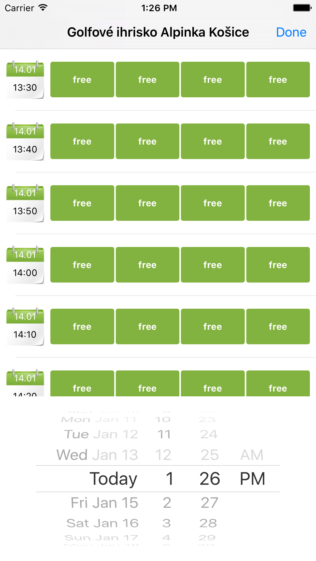 TeeTime Basic screenshot 3