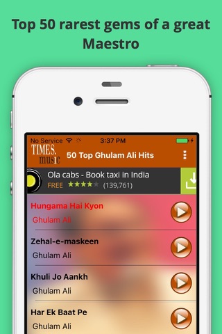 50 Top Ghulam Ali Hits screenshot 2