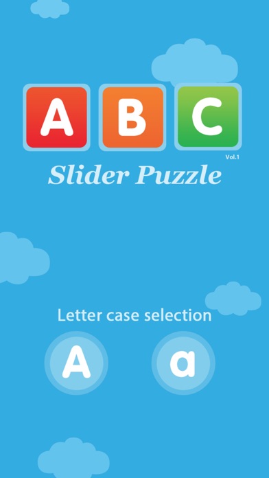Screenshot #1 pour ABC Slider Puzzle Game (Alphabet game for first grade pupils)- The Yellow Duck Educational Game Series
