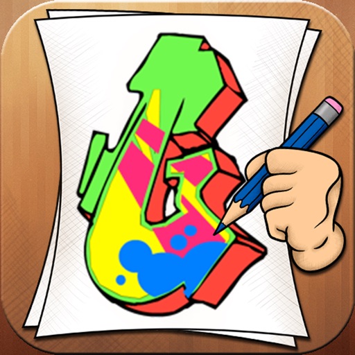 Learning To Draw Graffitti iOS App