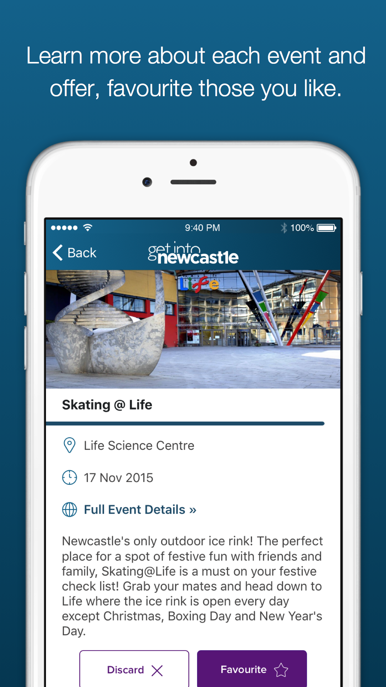 Get Into Newcastle - Discover the best local events and offers. screenshot 2