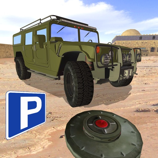 3D Land Mine Truck Parking - Real Army Mine-field Driving Simulator Game PRO icon