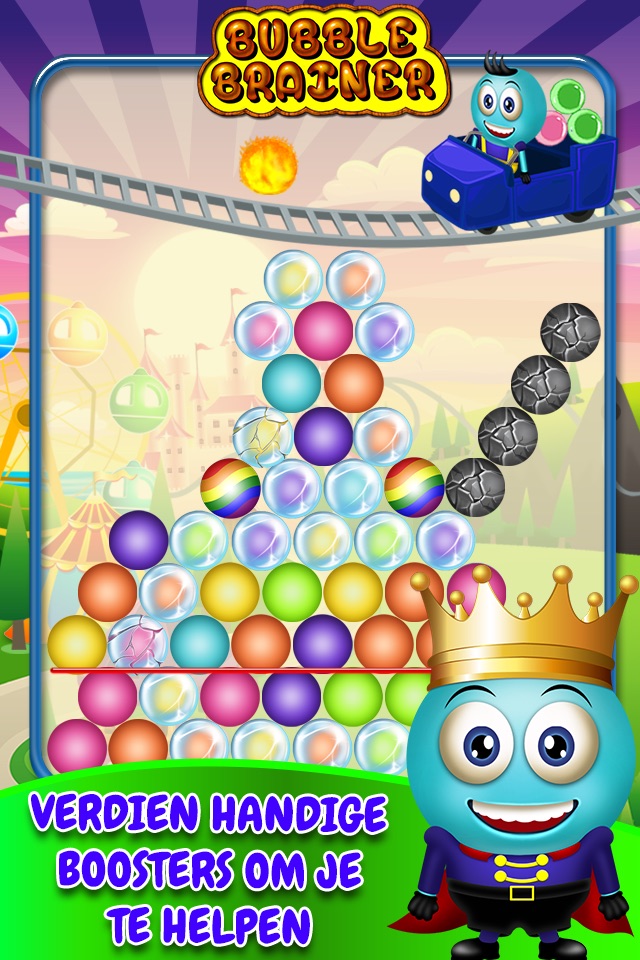 Bubble Brainer - Match 4 with falling bubbles screenshot 4