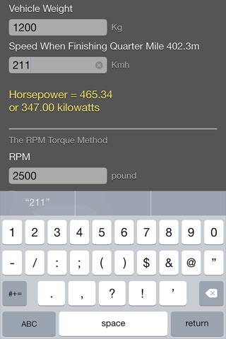 Engine Horsepower Calculator screenshot 3