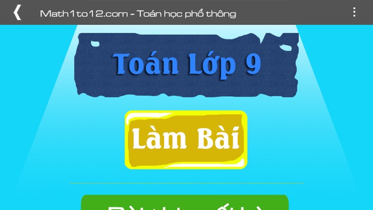 Toán lớp 9 (Toan lop 9)