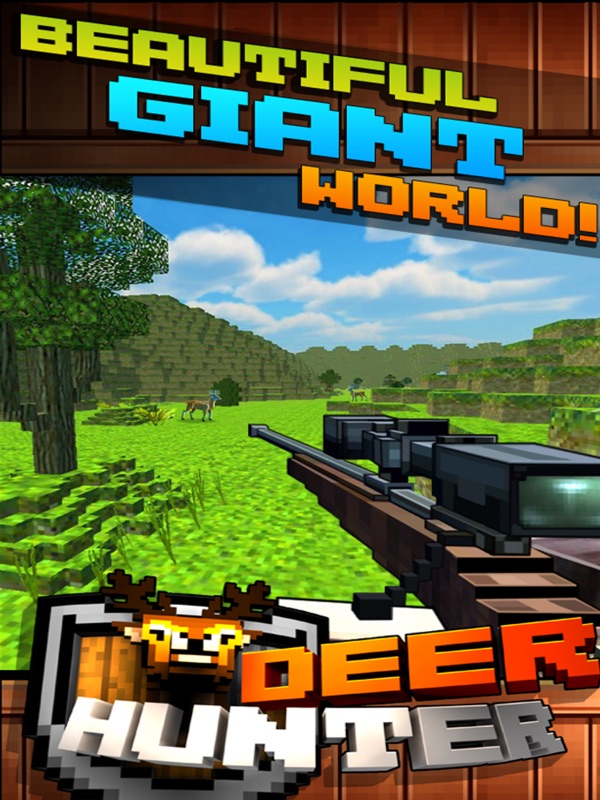 Wild Deer Hunt-ing Survival Pixel World 2016 - Mini Hunter screenshot 9