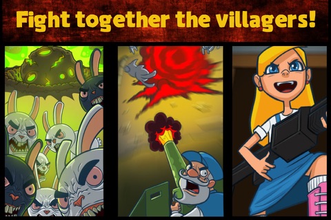 Mad Bunny 2: Apocalypse. Defend village from rabbit hordes screenshot 2