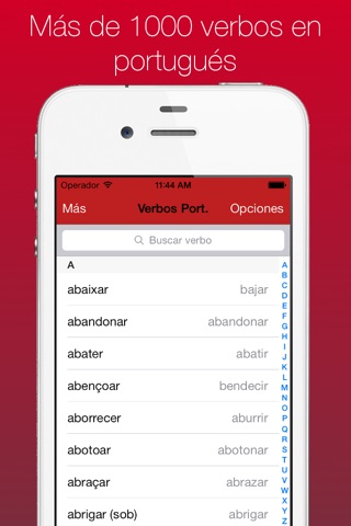 Portuguese Verb Conjugator Pro screenshot 2