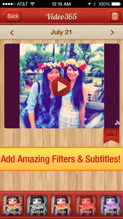 Video 365 Free Photo Journal daily picture diary calendar