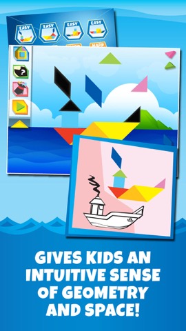 Kids Learning Puzzles: Ships & Boats, K12 Tangramのおすすめ画像2