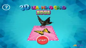 3D LEARNING CARD BUGS screenshot #1 for iPhone