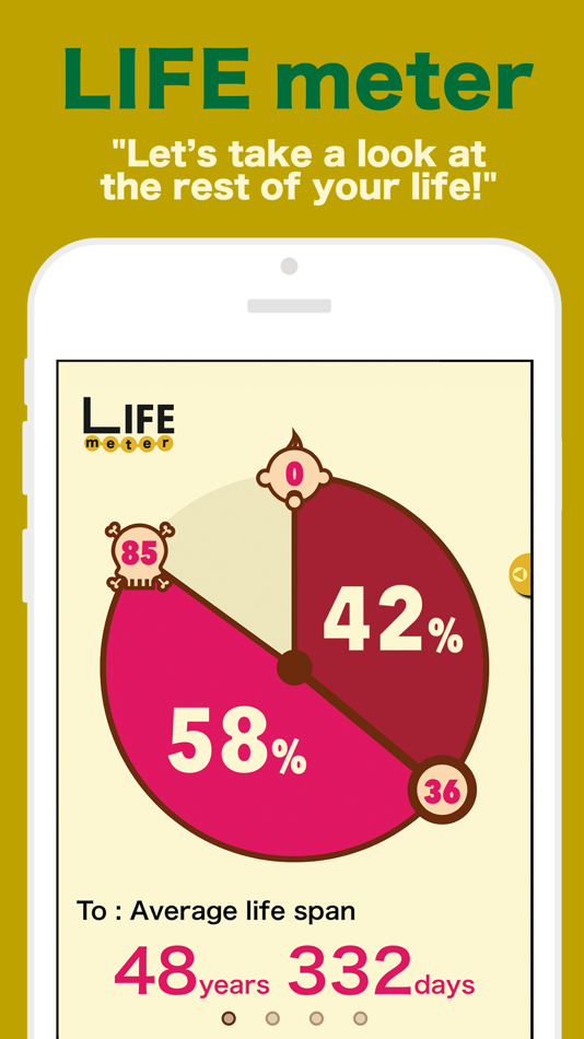 LIFE meter - Let's take a look at the rest of your life! - 1.6.7 - (iOS)