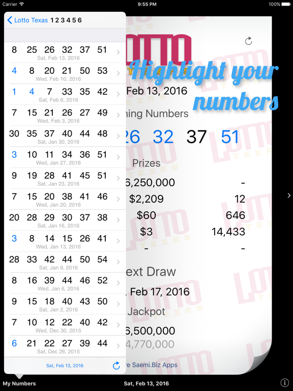 Screenshot #6 pour Lotto Texas Results