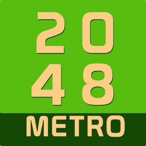 2048 Metro : Logic Tile game for Girls & Boys iOS App