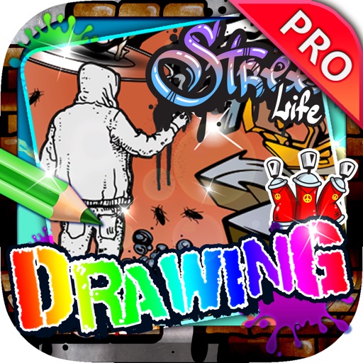 Drawing Desk Graffiti : Draw and Paint Coloring Books Edition Pro