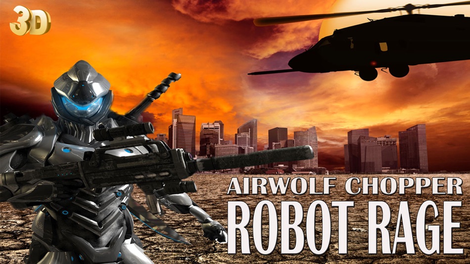 Airwolf Chopper Robot Rage - Iron Giant Super Bot Heli Attack 3D - 1.0 - (iOS)