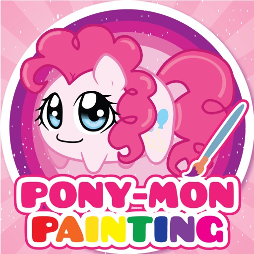 PONY MON Friendship Paniting Games for little Boys and Girls Icon