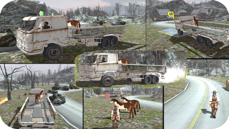 Crazy Pet Horse Truck Drive : Free Play Animal Transport Game