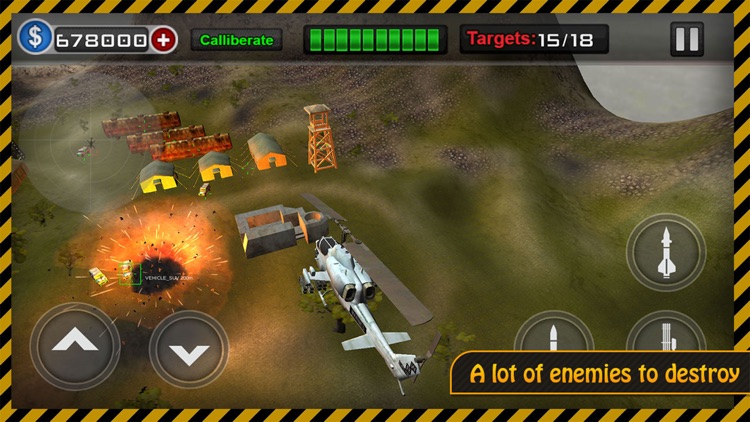 Gunship Heli Warfare Battle Game free screenshot-0