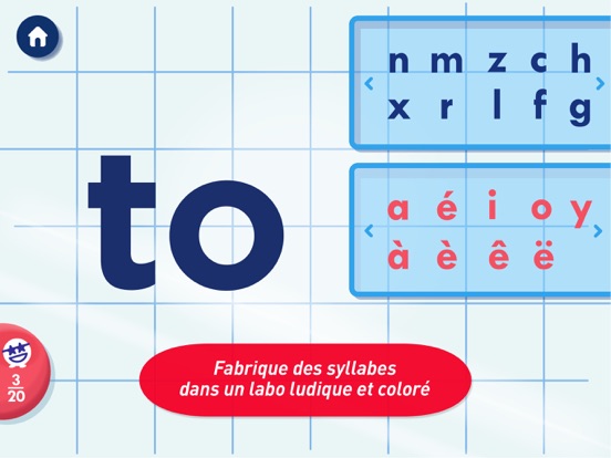 Screenshot #5 pour Syllabes Montessori - Un labo amusant pour apprendre à lire