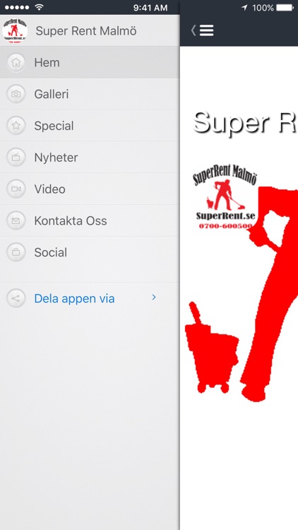 Super Rent Malm� by Appsson