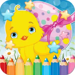 Chicken Drawing Coloring Book - Cute Caricature Art Ideas pages for kids app icon