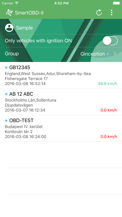 Screenshot #1 pour SmartOBD-II