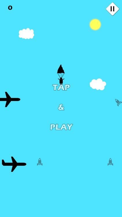 Parachute Rescue - Jump and Fly & Fall Down Funny Game