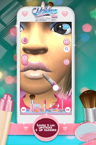 Makeup Games - 3D Beauty Salon for Fashion Star and Glam Girl Makeover screenshot 3