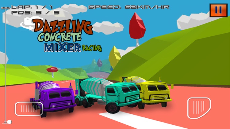 Dazzling Concrete Mixer Racing