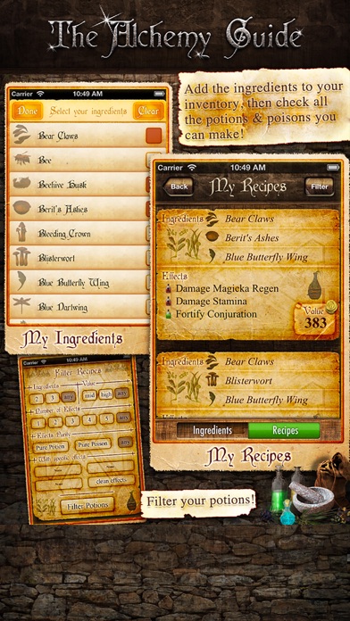 Screenshot #2 pour Apprenti Alchimiste - Skyrim