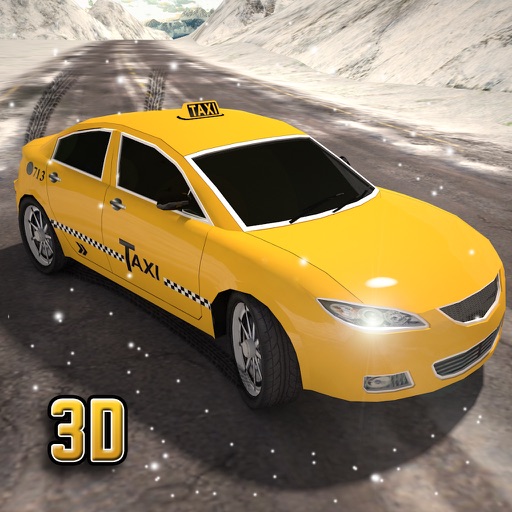 Taxi Driver Snow Hill Station 3D : Offroad Drive icon