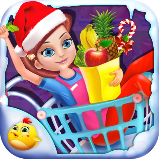 Supermarket Girl On Christmas iOS App