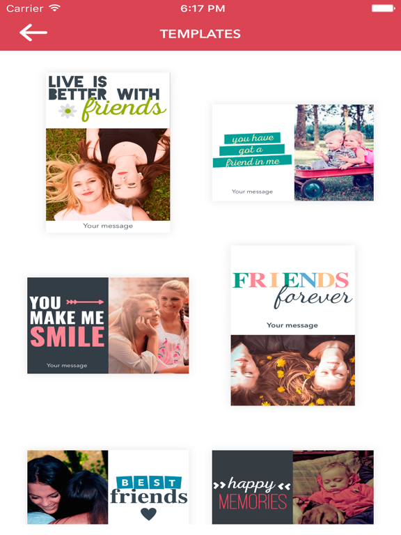 Simple Greeting Card Maker - Create Invitation Cards for Birthday, Christmas, Wedding iPad screenshot 5 - Photo & Video app