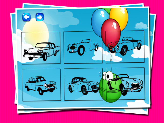 Coloring book Car for kids