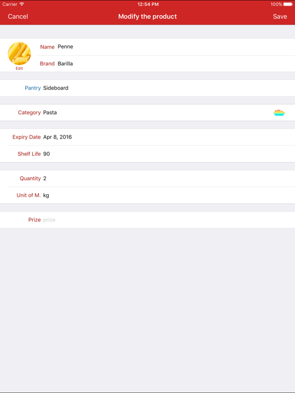 Screenshot #6 pour iPantry Manager