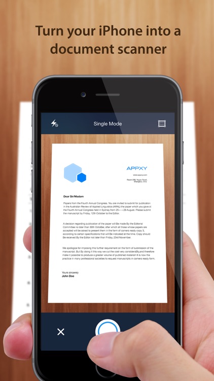 Tiny Scanner+ - PDF scanner to scan document, receipt & fax screenshot-0