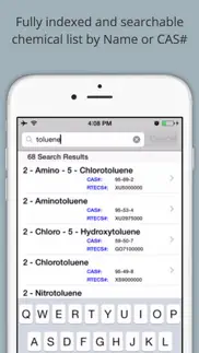 chemical safety data sheets - icsc iphone screenshot 2